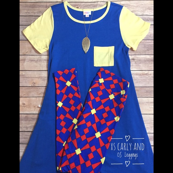 LuLaRoe Dresses & Skirts - LuLaRoe XS Carly with One Size Leggings
